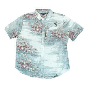 Cotton‎ On Vintage Remastered Men's Size XL Duck Floral Short Sleeve Button